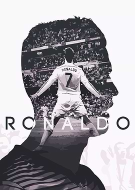 Cristiano Ronaldo Portrait Illustration