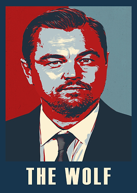 Leonardo DiCaprio 'The Wolf' Poster Art