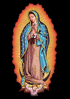 Our Lady of Guadalupe Illustration