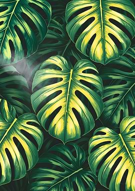 Monstera Leaf Pattern