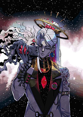 Hades fanart: Thanatos and Zagreus