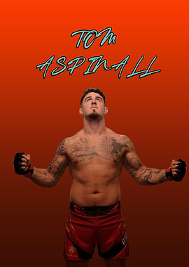 Tom Aspinall MMA Fighter Portrait