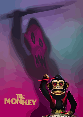 The Monkey Toy with Shadow