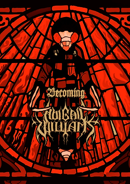 Becoming Abigail Williams Stained Glass Art