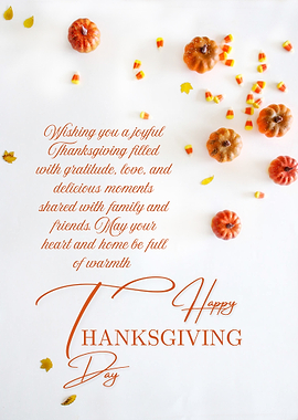 Happy Thanksgiving Day – Grateful Heart and Family Love