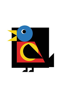 Geometric Bird Illustration