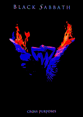 Black Sabbath Cross Purposes Album Art