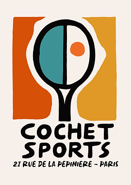 Cochet Sports Minimalist Poster