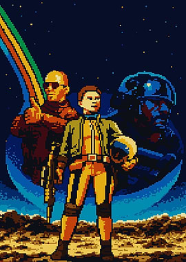 Pixel Art Sci-Fi Adventure