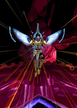 Winged Warrior Digital Art