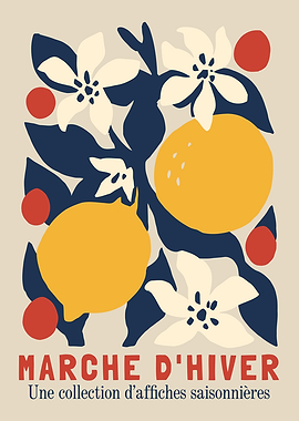 Marche d'Hiver Floral Fruit Art