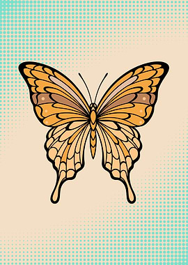 Graceful Monarch Butterfly