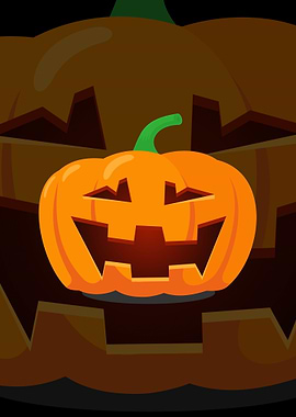 Cartoon Halloween Pumpkins