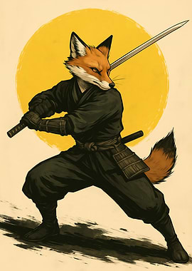 Fox Ninja with Katana