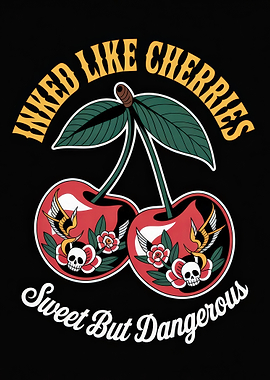 Inked Cherries Tattoo