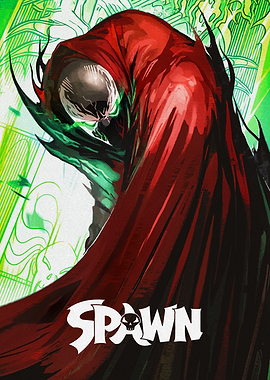 Spawn Comic Book Cover Art