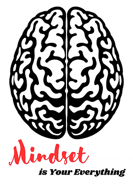 Mindset is Your Everything Brain Art