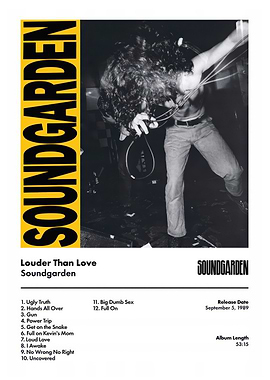 Soundgarden Louder Than Love Album Cover