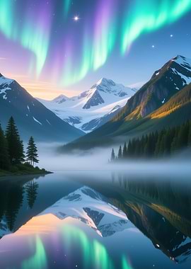 Aurora Peaks at Dawn