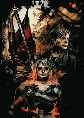 Silent Hill Game Poster