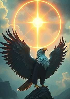 Majestic Eagle Golden Halo
