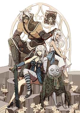 Nier characters illustration