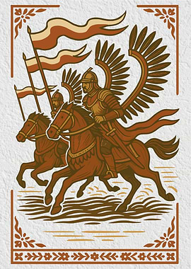 Polish Hussars Illustration