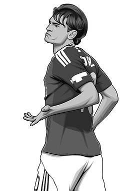 Nico Paz Black and White Version