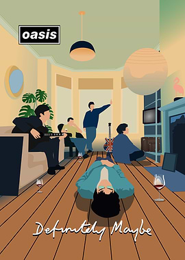 Oasis Definitely Maybe Album Cover Art