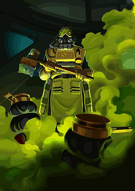 Caustic Apex Legends Fan Art