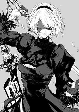 2B Nier Automata Fanart