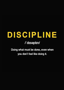 Discipline Definition