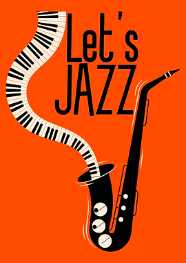 Let's Jazz Music Poster