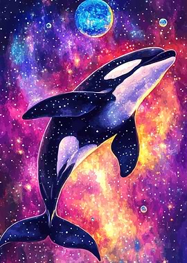 Cosmic Orca Whale