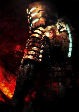 Dead Space Character in Dark Setting
