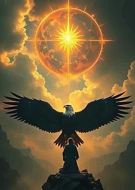 Eagle Man Celestial Sphere