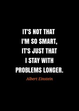 Einstein Quote: Persistence Over Intelligence