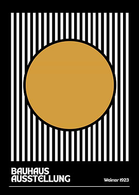 Bauhaus Ausstellung Weimar 1923 Poster