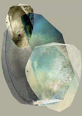 Abstract Watercolor Geometric Shapes