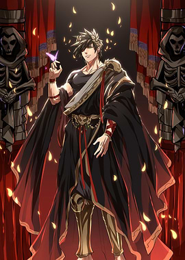 Hades with Butterfly Digital Art