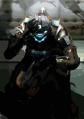 Dead Space Isaac Clarke Illustration