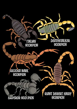 Scorpions Lover Kids Arachnology Emperor Scorpion