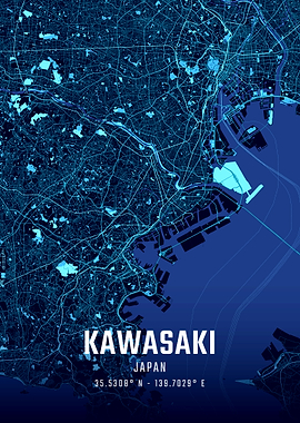 Kawasaki Midnight City Map
