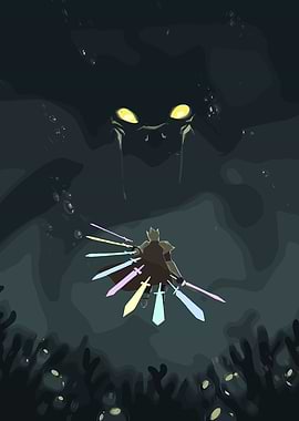 King vs. Sea Monster Digital Art