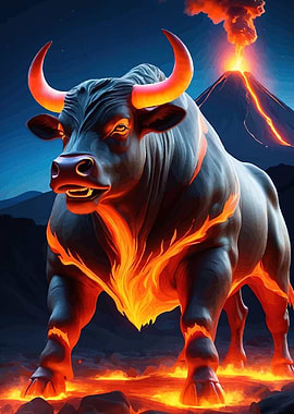 Fiery Bull Volcano