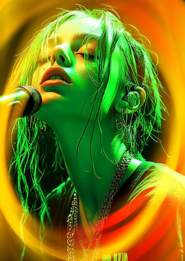 Billie eilish in Green Light