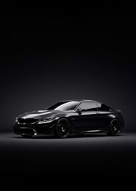 Sleek Black Sports bmw m4