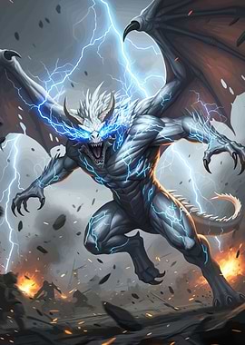 Powerful Dragon Lightning