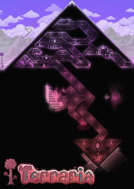 Terraria Pyramid Structure
