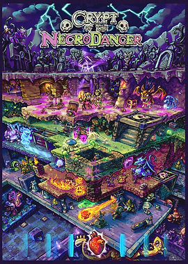Crypt of the NecroDancer - 10th anniversary artwork